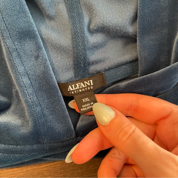 Alfani Matching Lounge Velour Set - Picture 3 of 3